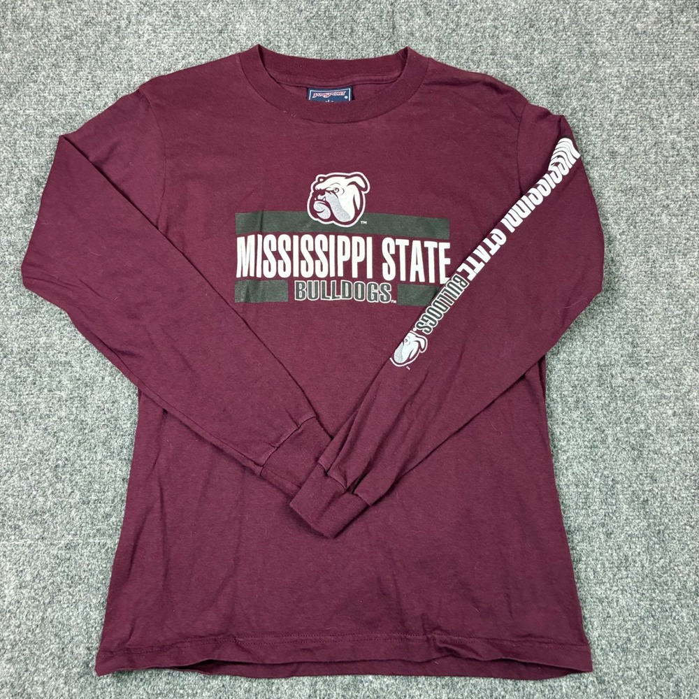 Jansport Mississippi State Bulldogs Maroon Mens Size Large Long Sleeve Shirt
